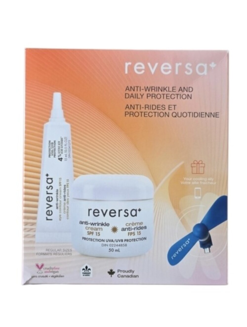 Reversa Anti Wrinkle And Daily Protection Box Set New